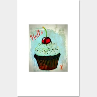 Hello Cupcake Posters and Art